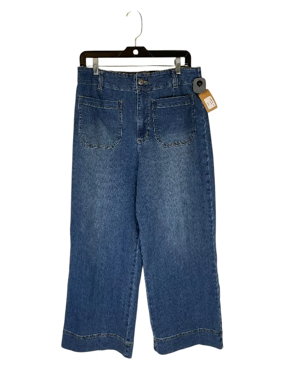 Essential Wardrobe Jeans Straight By Habitat In Blue Denim, Size: 10