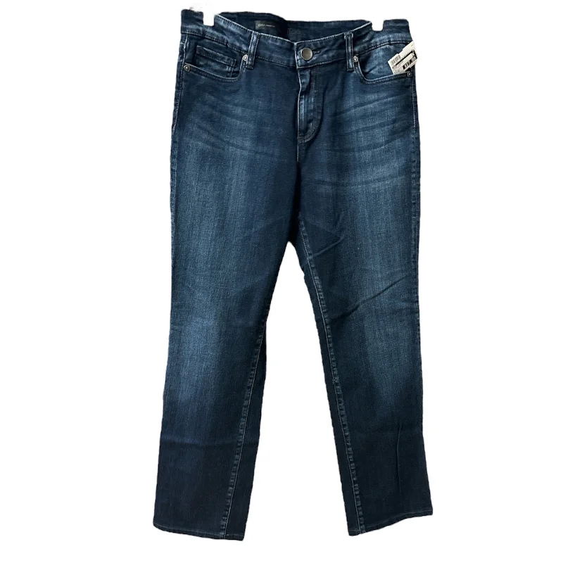 Sporty Essentials Jeans Straight By Kut In Blue Denim, Size: 10