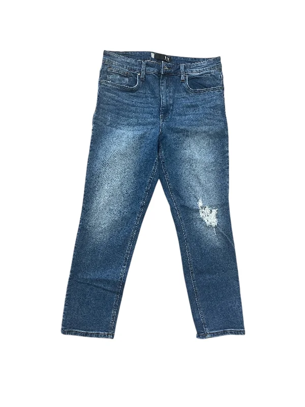 Luxury Comfort Jeans Straight By Kut In Blue Denim, Size: 10