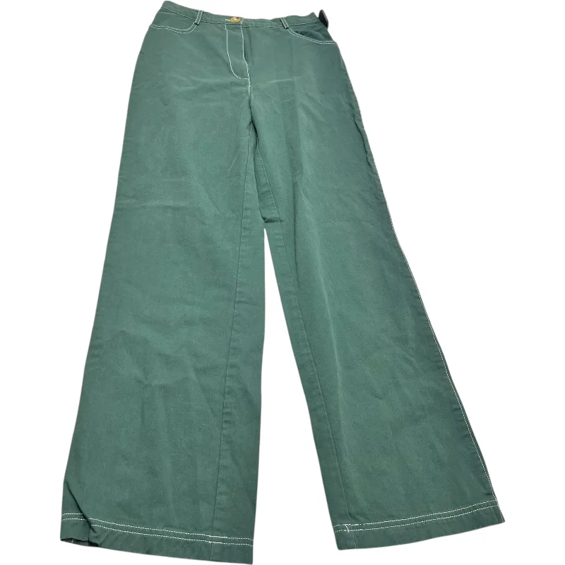 Designer Scarves Jeans Straight By Nasty Gal In Green, Size: 4