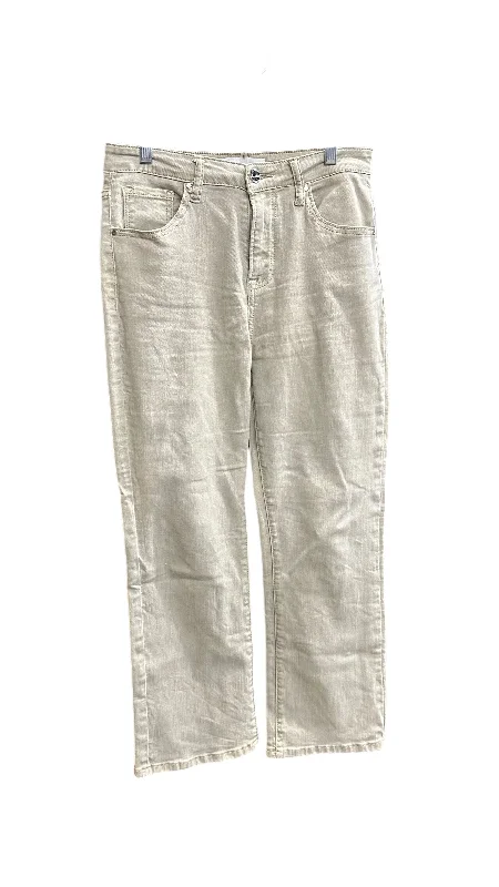 Trendy Comfort Jeans Straight By Risen In Tan, Size: 6