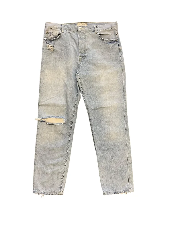 Street Denim Jeans Straight By Vintage In Blue Denim, Size: 8