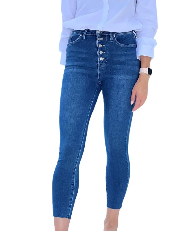 Cool Boots Monica Skinny Jean In Dark Blue