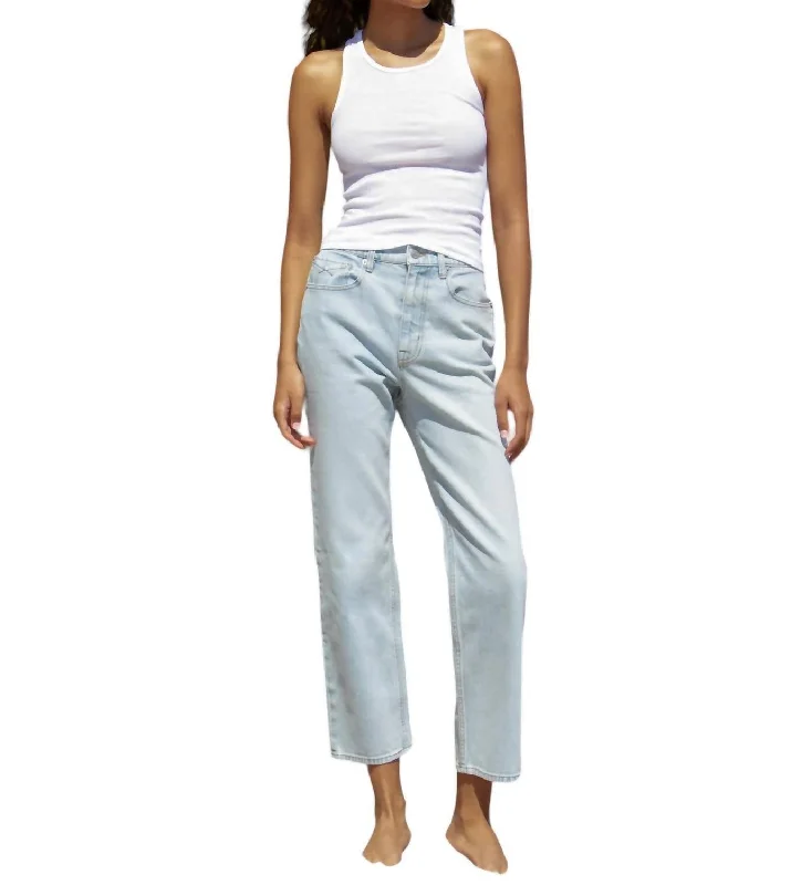 Casual Jackets Rae Cropped Straight Jeans In Twin Flame