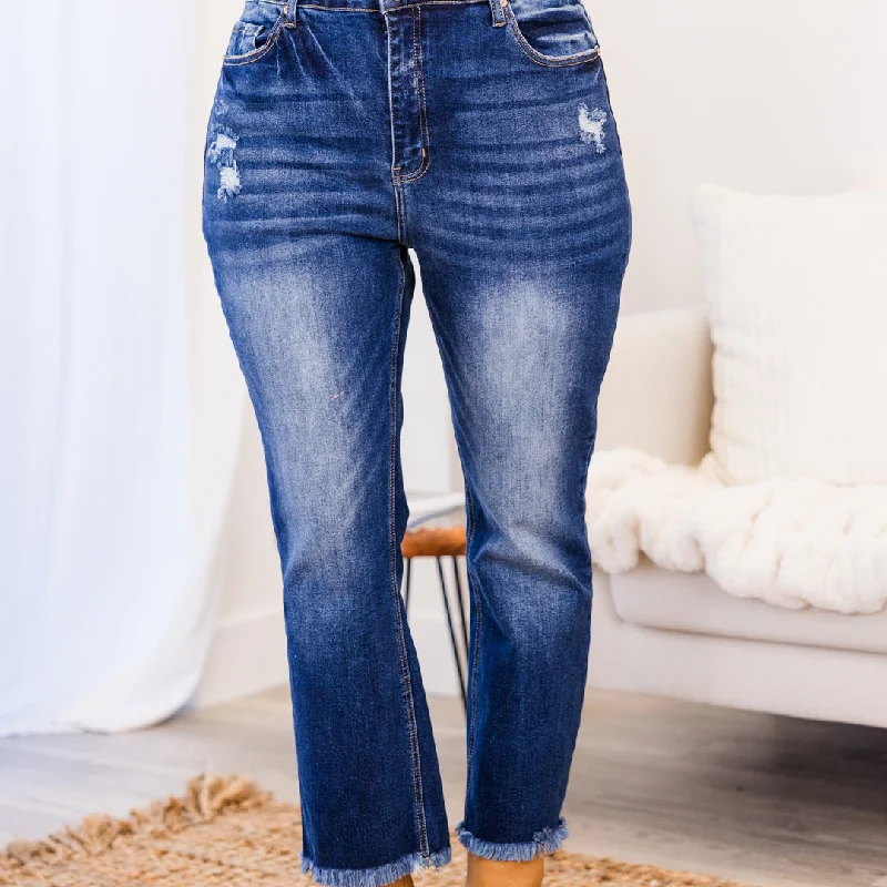Everyday Comfort Saturday Vibes Jeans, Dark Wash