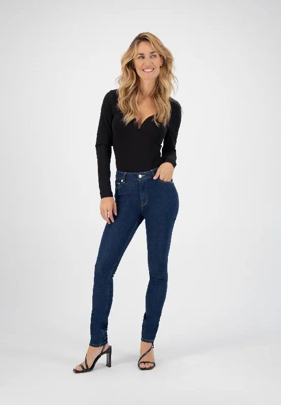 Classic Hoodies Skinny Hazen - Strong Blue
