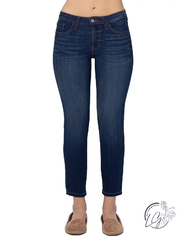 Smart Casual Tiffany Mid-Rise Relaxed Skinny by Judy Blue