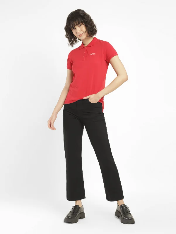 Laid-Back Style Women's High Rise Ribcage Straight Fit Jeans