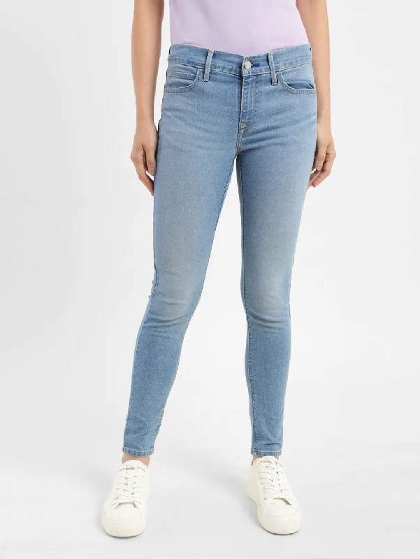 Simple Styles Women's Mid Rise 710 Super Skinny Fit Jeans