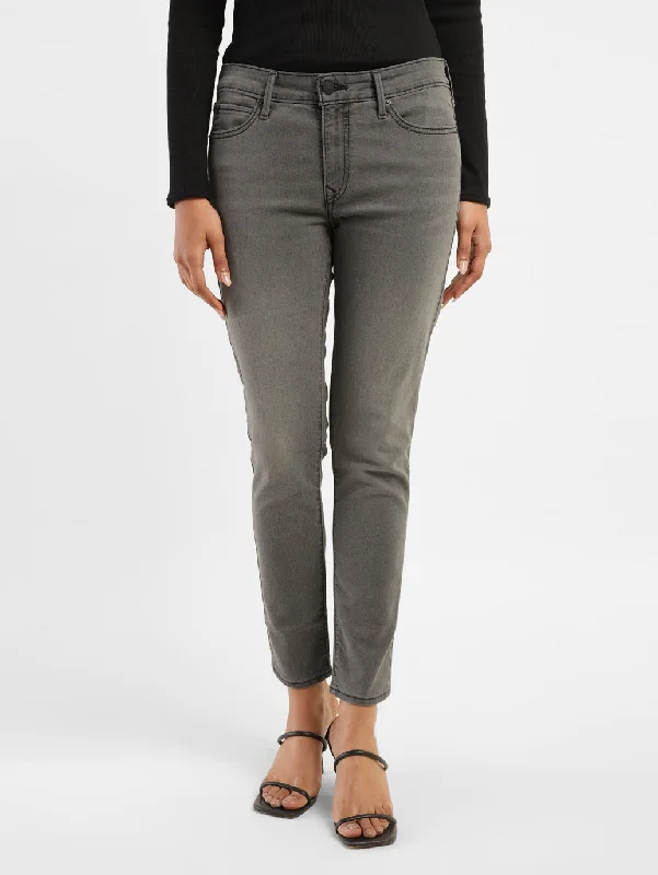 Street Style Women's Mid Rise 711 Skinny Fit Jeans
