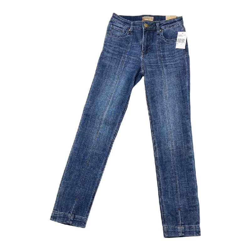 Jeans Straight By Kut In Blue Denim, Size: 2