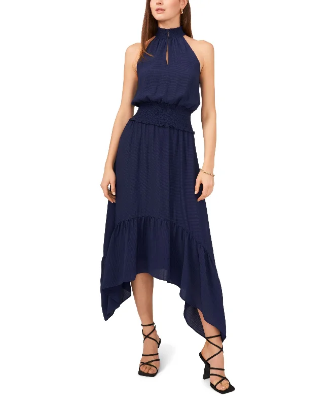 Casual Sweatshirts 1.State Womens Smocked Neck Halter Midi Dress