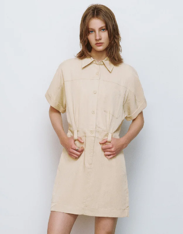 Functional Wear A-Line Shirt Dress