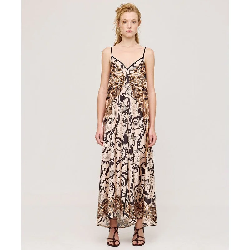 Casual Sneakers Access Fashion Loose Printed Dress With Straps
