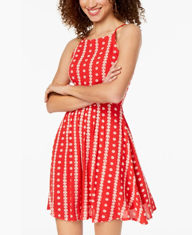 Streetwear Look B Darlin Juniors Embroidered Lace Up Dress