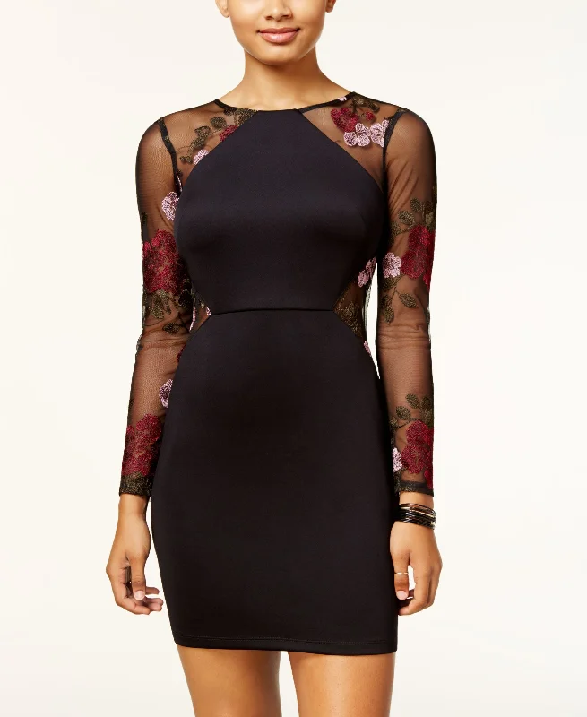 Simple Outfits Bcx Juniors Embroidered Illusion Bodycon Dress