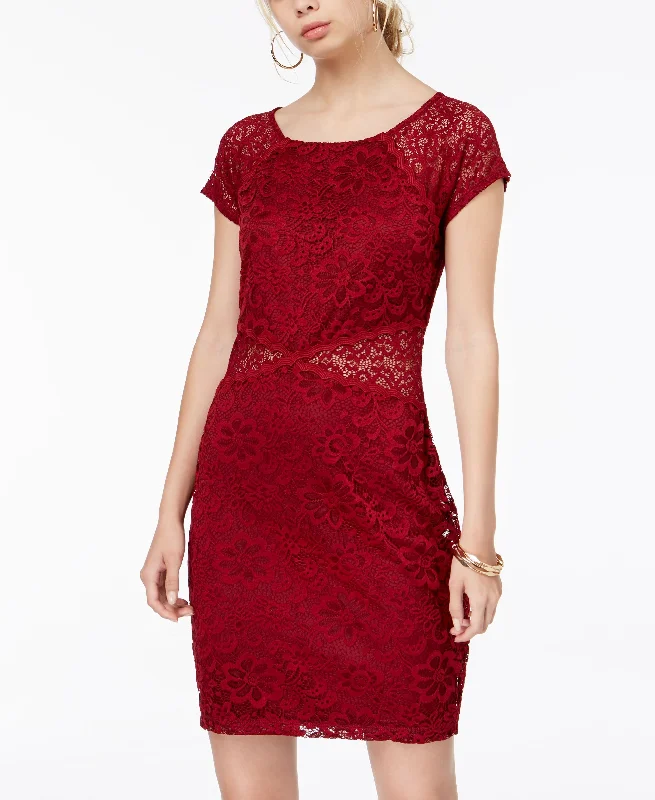 Casual Footwear Bcx Juniors Lace Illusion Body Con Dress