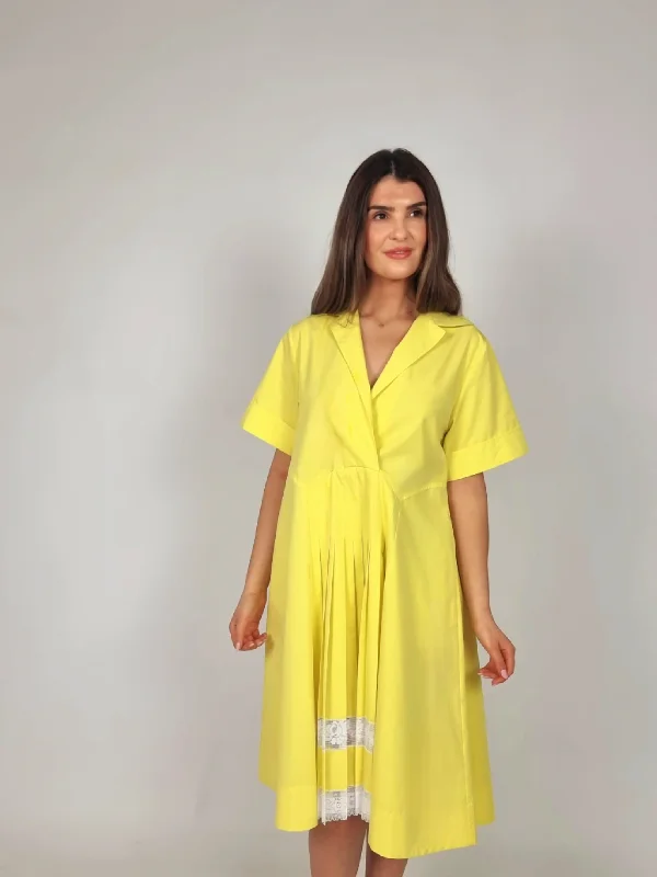 Comfortable Wearables Beatrice B Yellow Dress