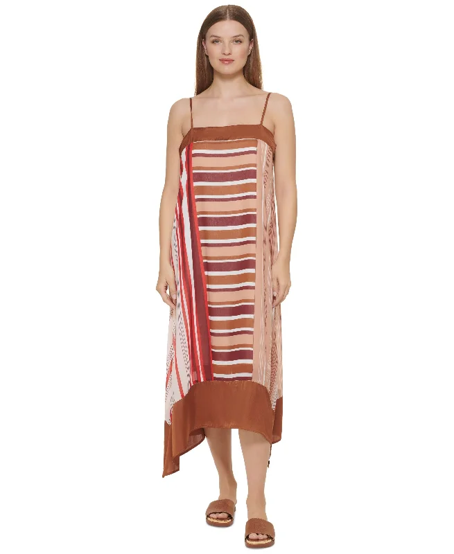 Tailored Comfort DKNY Womens Printed Midi Dress