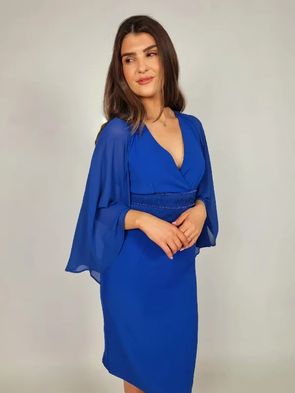 Soft Fabrics EDAS Galano Midnight Blue Perline Dress