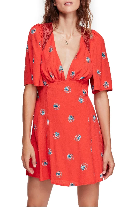 Relaxed Activewear Free People Mockingbird Open Back Mini Dress