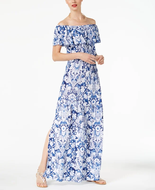 Modern Comfort INC International Concepts Off The Shoulder Maxi Dress