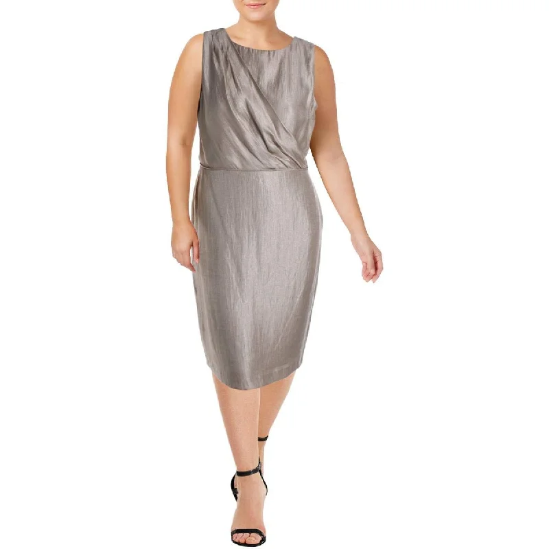 Business Casual Lauren Ralph Lauren Metallic Cocktail Dress