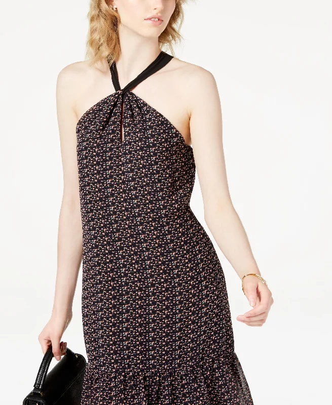 Lightweight Apparel Maison Jules Flower Print Boho Halter Dress
