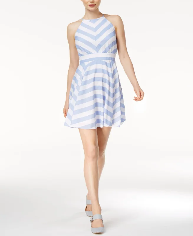 Relaxed Layers Maison Jules Kimberly Striped Fit Flare Dress