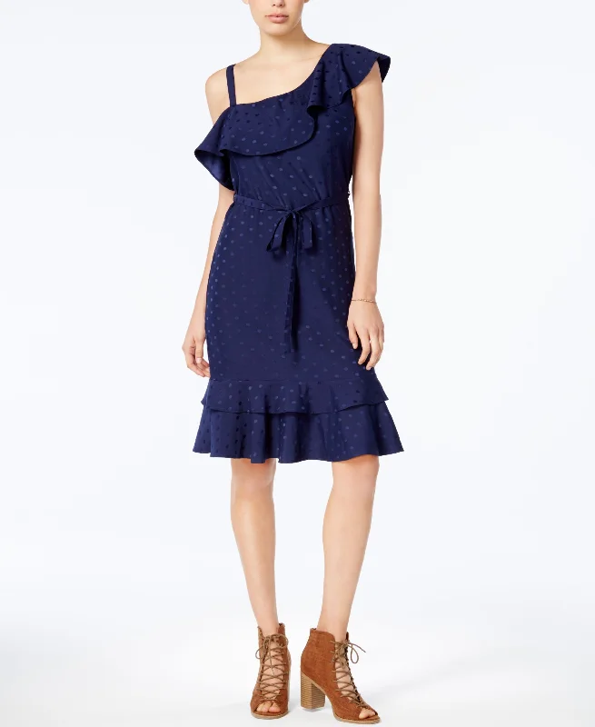 Sporty Sneakers Maison Jules One Shoulder A Line Dress