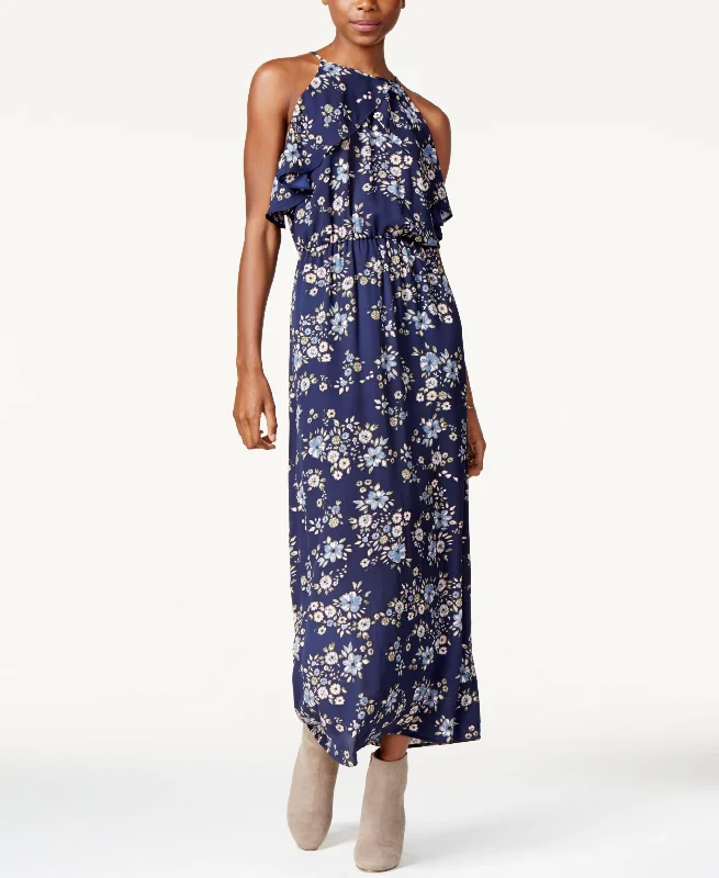 Casual Trousers Maison Jules Printed Flounce Maxi Dress