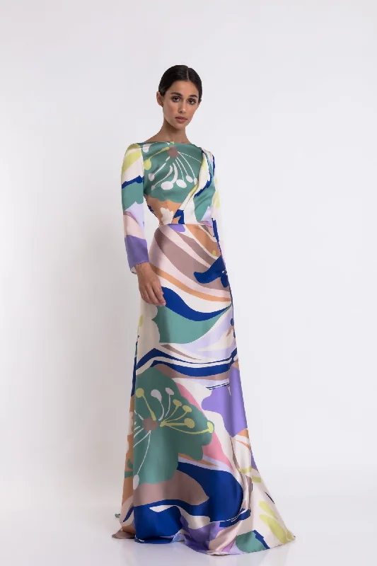 Fashion Basics Matilde Cano Estampo Midi Dress