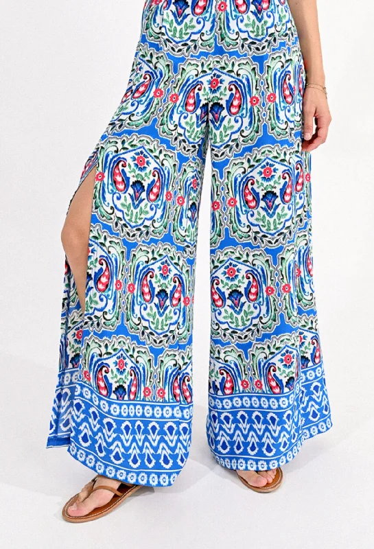 Everyday Comfort Wear Molly Bracken Blue Athena Palazzo Trouser