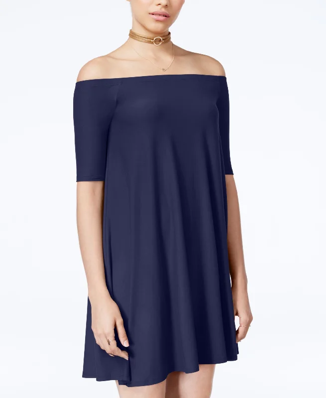 Fashion Vests Planet Gold Juniors Off The Shoulder Shift Dress