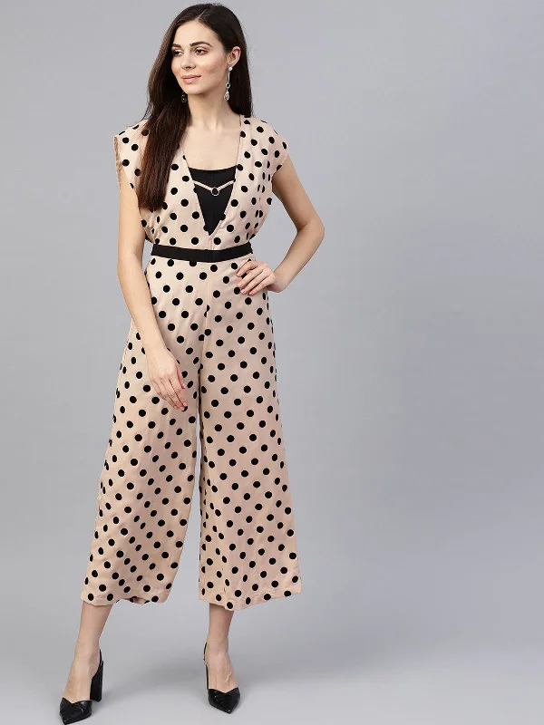 Polka Printed Jumpsuit