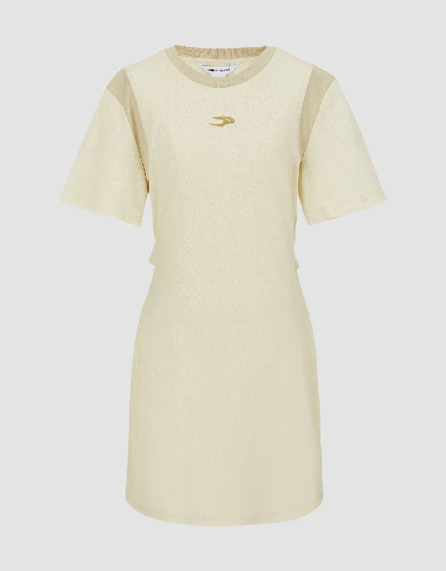 Everyday Jackets Printed Crew Neck Skater Dress