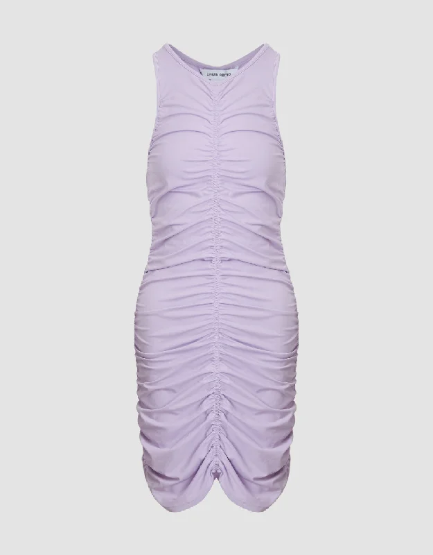 Street Casuals Sleeveless Crew Neck Skinny Dress