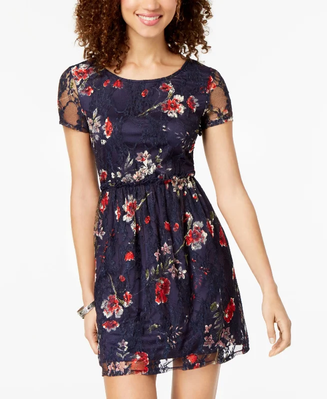 Graphic Sweatshirts Speechless Juniors Print Dress With Elastic Waist