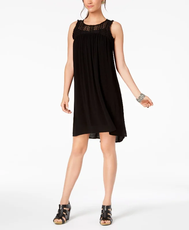 Statement Jackets Style & Co Fringe Trim High Low Dress