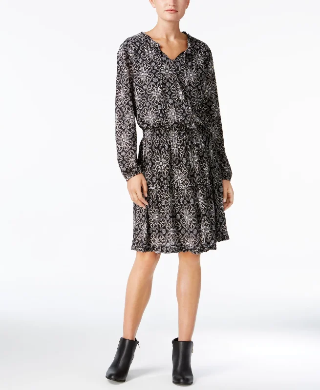 Comfortable Sneakers Style & Co Printed Peasant Dress