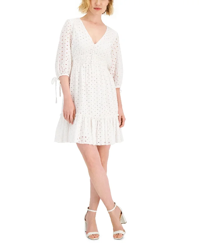 Urban Look Taylor Cotton Smocked A Line Dress