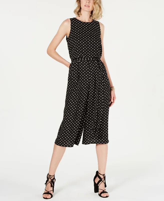 All-Weather Wear Vince Camuto Cropped Wide Leg Jumpsuit