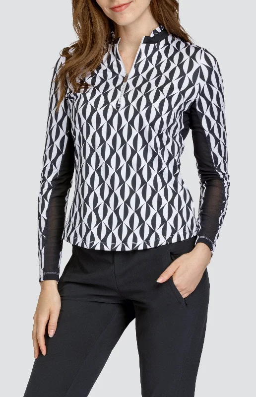Dapper Suits Adalane Top - Magnetic Geo