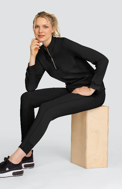 Modern Menswear Alessa Top - Noir Black