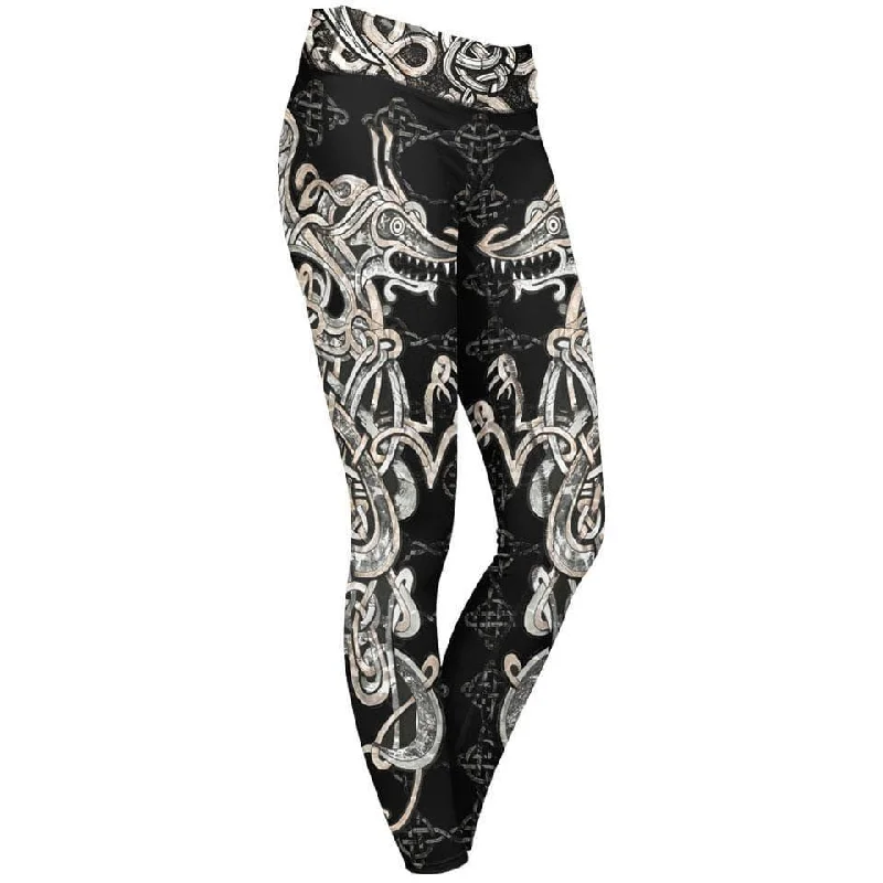Athletic Shorts Ancient Dragon Leggings