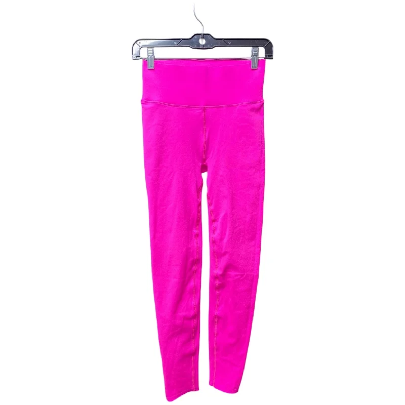 Practical Looks Athletic Leggings By Fabletics In Pink, Size: S