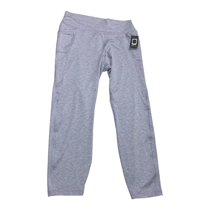Relaxed Pants Athletic Leggings By Gottex In Purple, Size: L
