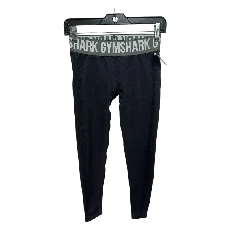 Suede Jackets Athletic Leggings By Gym Shark In Black, Size: S