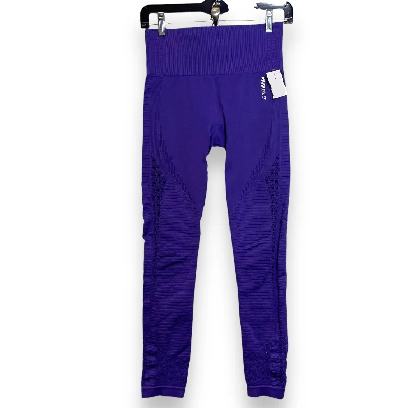 Tailored Comfort Athletic Leggings By Gym Shark In Purple, Size: S