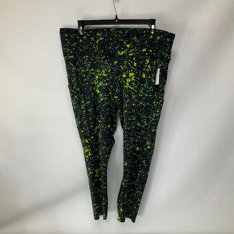 Winter Coats Athletic Leggings By Lululemon In Multi-colored, Size: 14